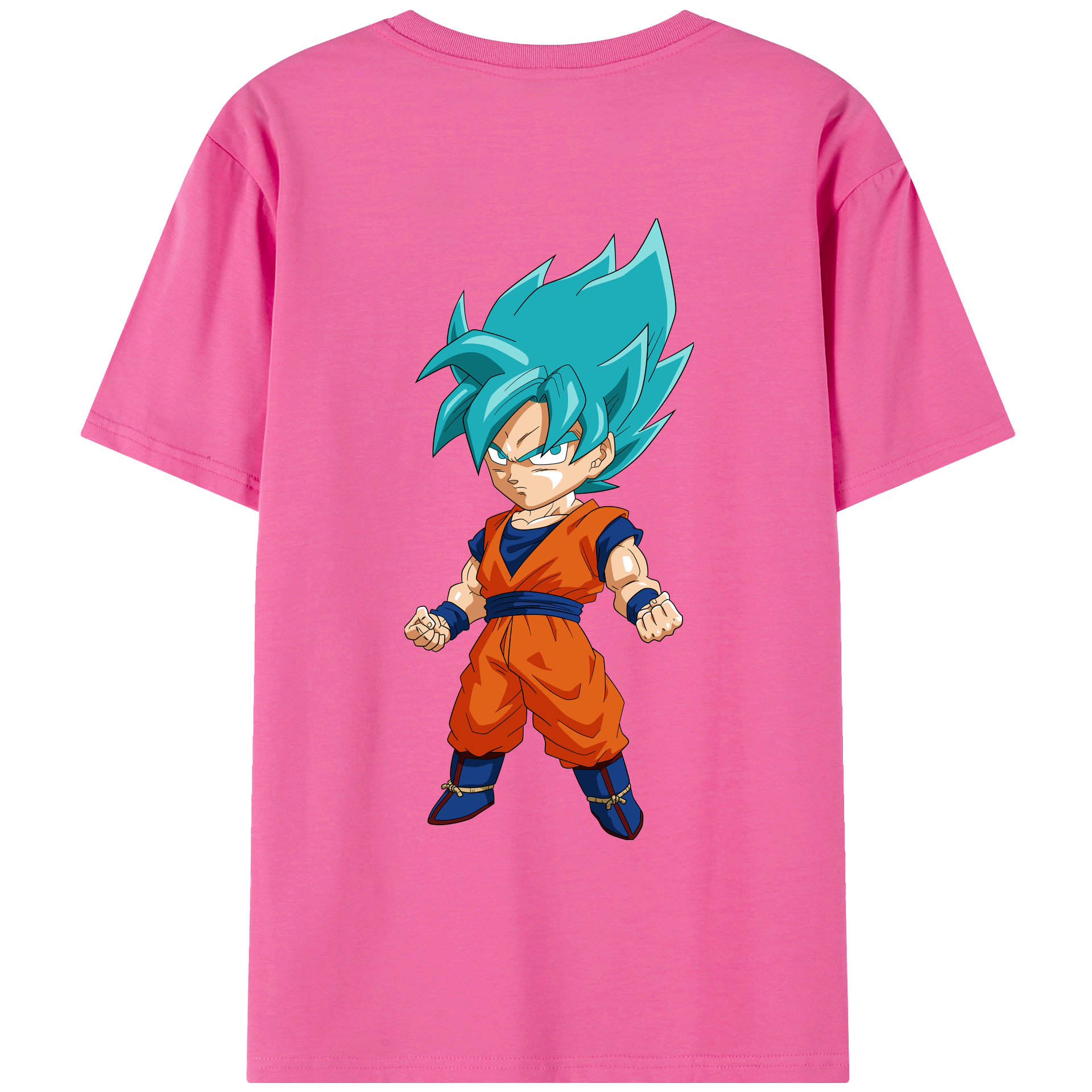 （画像用） ドラゴンボール 孫 悟飯（そんごはん）DRAGON BALL Son Gohan レディース半袖Tシャツ(バックプリント)